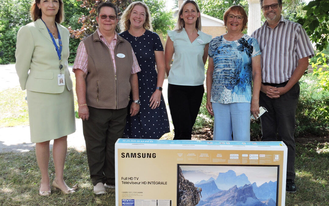 Home Hospice North Lanark Donates Two Televisions to Almonte General Hospital