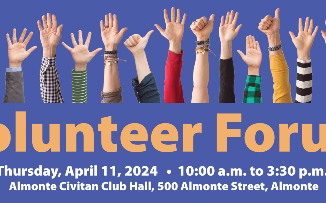 You are invited to attend our Volunteer Forum